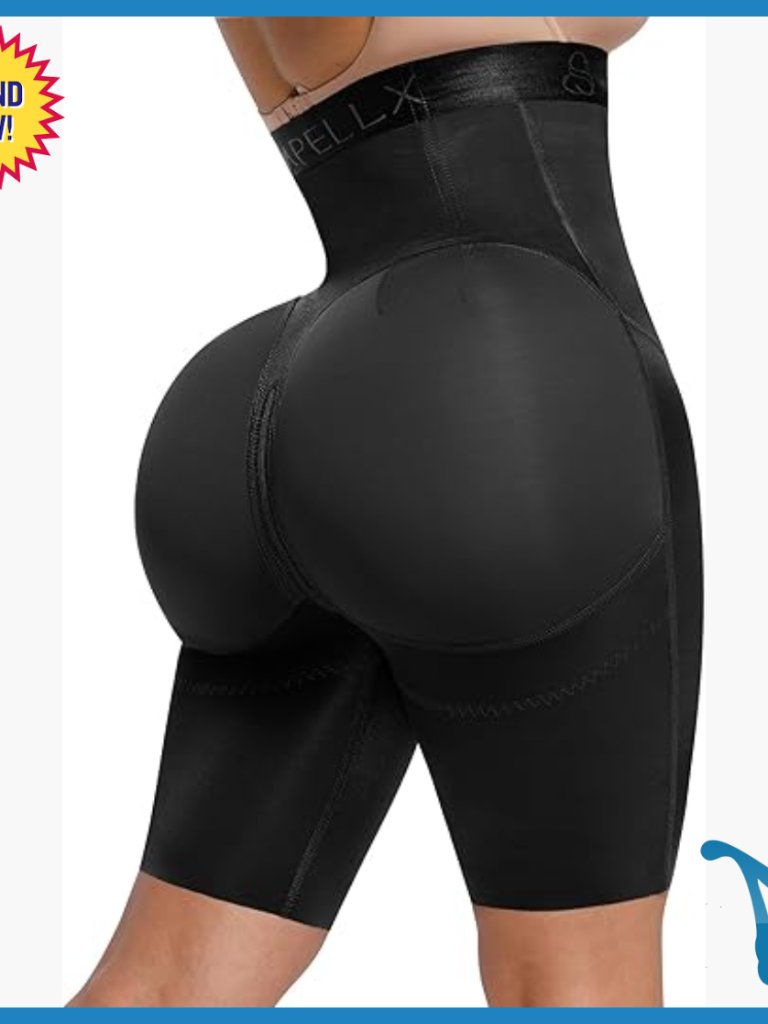 High Waisted Body Shaper Shorts Tummy Control Butt Lifting Shapewear
